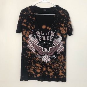 Graphic eagle tee